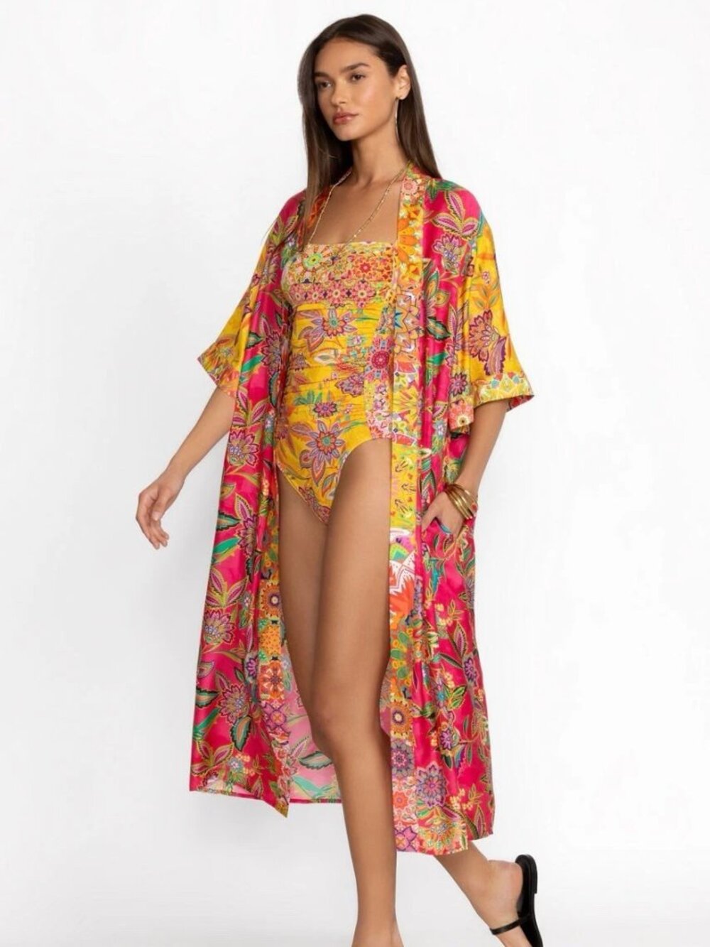 JOHNNY WAS Kimono NWT Size S/M